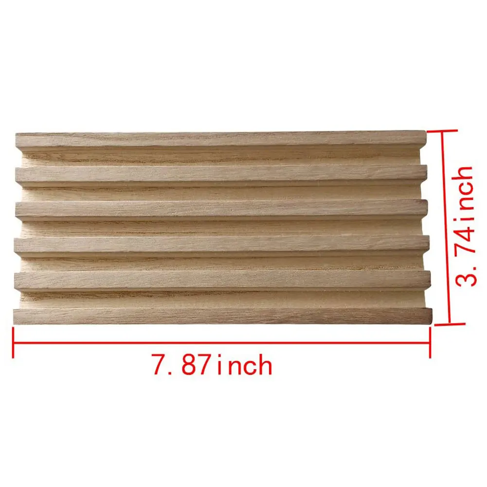 

4PCS/Set Domino Racks Premium Domino Wooden Trays Holders for Chicken Foot Mexican Train and Domino Games