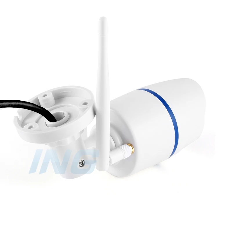 H.265 WIFI 3MP / 1080P Waterproof Bullet IP Camera 24LED Night Vision Outdoor Security CCTV Camera w/ SD Card Slot(Seetong
