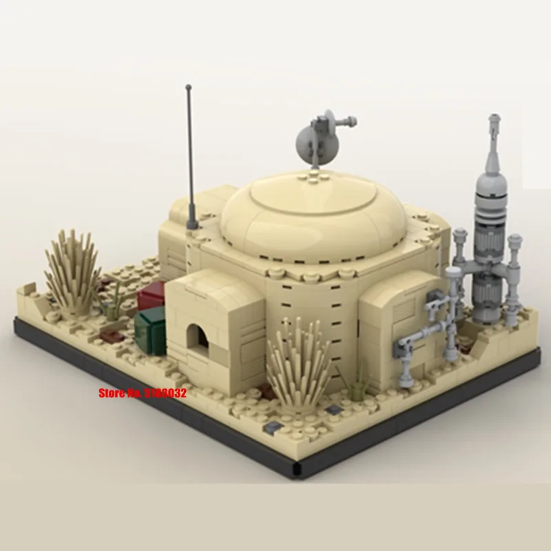 

New Star Space series Wars Owen Lars' Home on Tatooine MOC-50144 Architecture Toys Building Blocks Bricks Children Xmas Kid Gift
