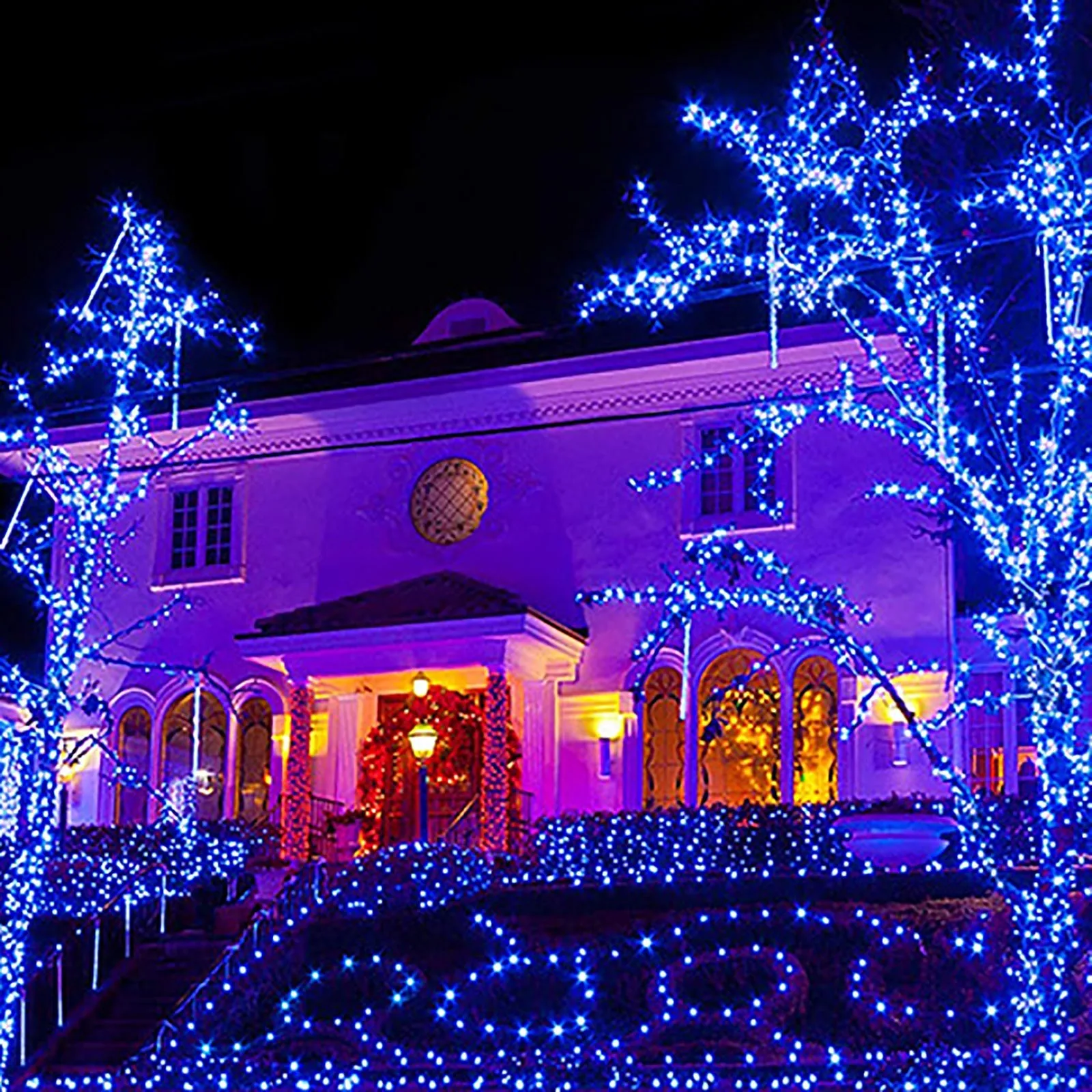 

LED Solar Light Outdoor Waterproof LED String Lights Atmosphere Light Fairy Lights Lawn Yard Patio Lamp Garden Party Decorative