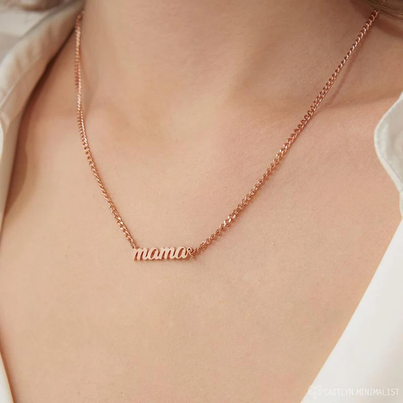 

Sherman Personalized Custom Font Name Necklace Personalized Letter Customized Stainless Steel Pendant Jewelry 3-5mm Cuban Chain