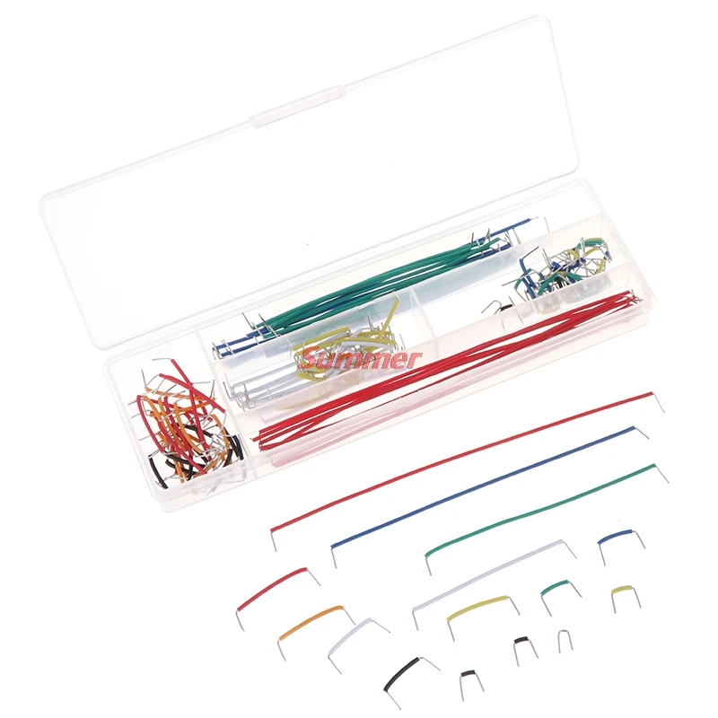 

140pcs/set Popular Solderless Breadboard Jumper Cable Wire Kit Diy Shield For Arduino