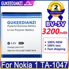 Высококачественная фотобатарея GUKEEDIANZI 3200 мАч для Nokia 1 Nokia1 TA-1047 BV 5V Bv5v, новый продукт, высокое качество