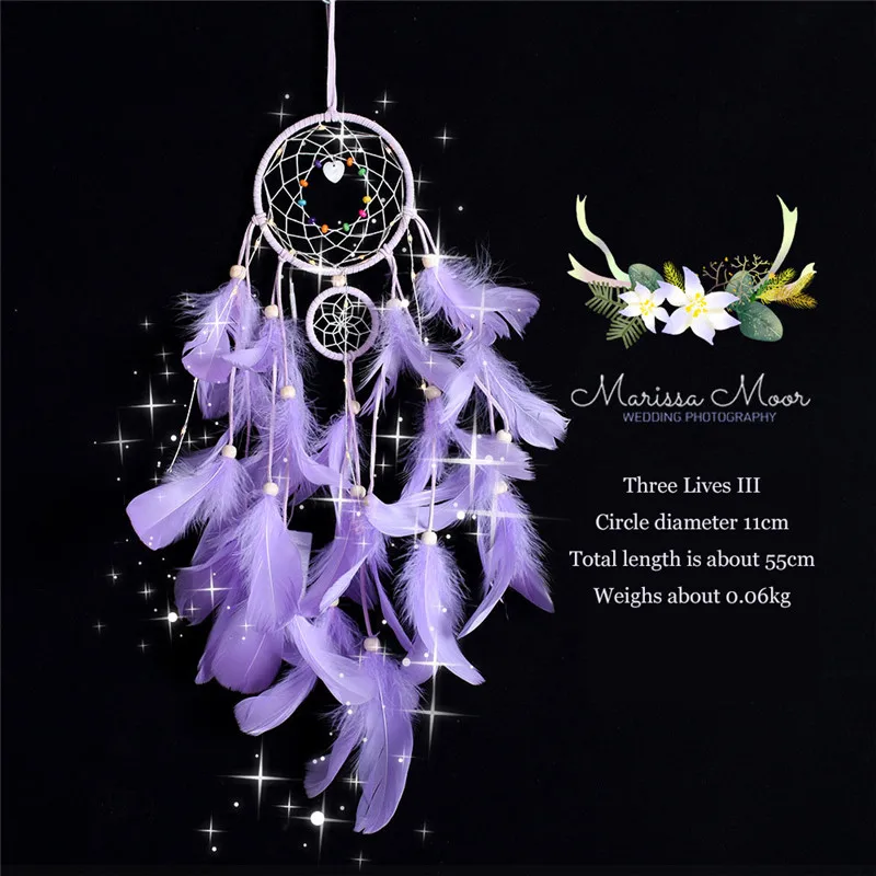 

Nordic Style Home Wall Decoration Dream Catcher Creative Birthday Gift Crafts Pendant Wind Chime Wall Decoration Home Decor