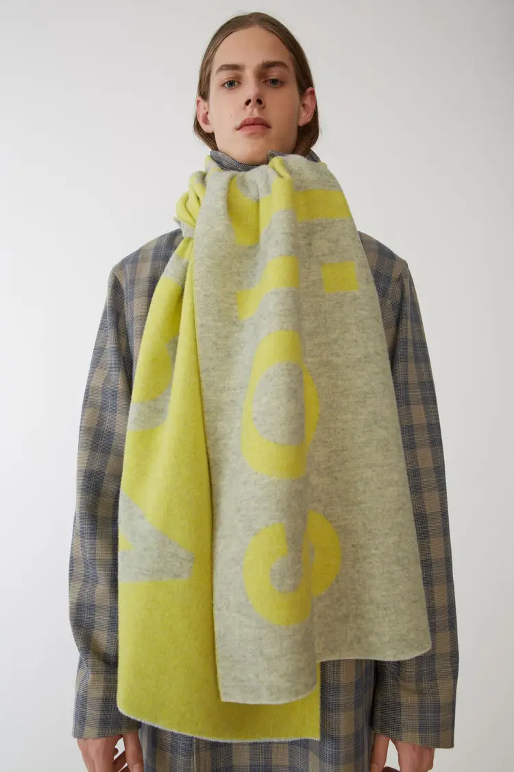 

Autumn and Winter 2021 New American and European AC Family Cashmere Scarf Shawl Logo Logo Scarf Hundred Ladies winter scarf