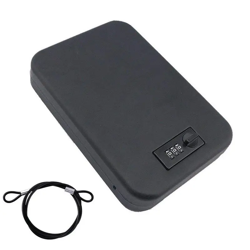 Portable Mini Vault Case with Combination Lock Keyless Security Safe Box for Home Car Office Code Valuables | Багаж и сумки