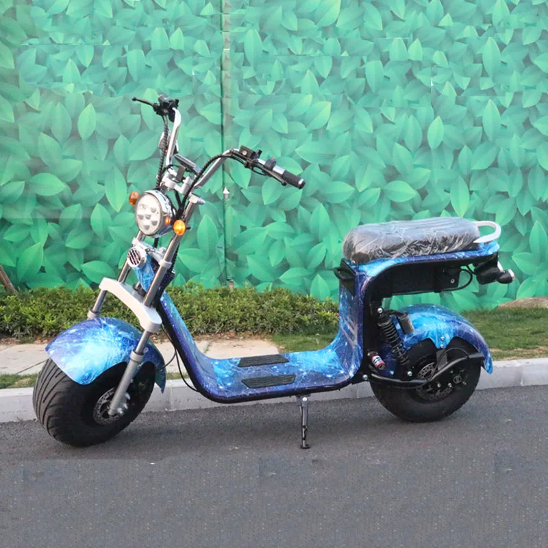 Новый 1500 Вт Электрический самокат для взрослых 60V 12AH Removbale литий Батарея Citycoco