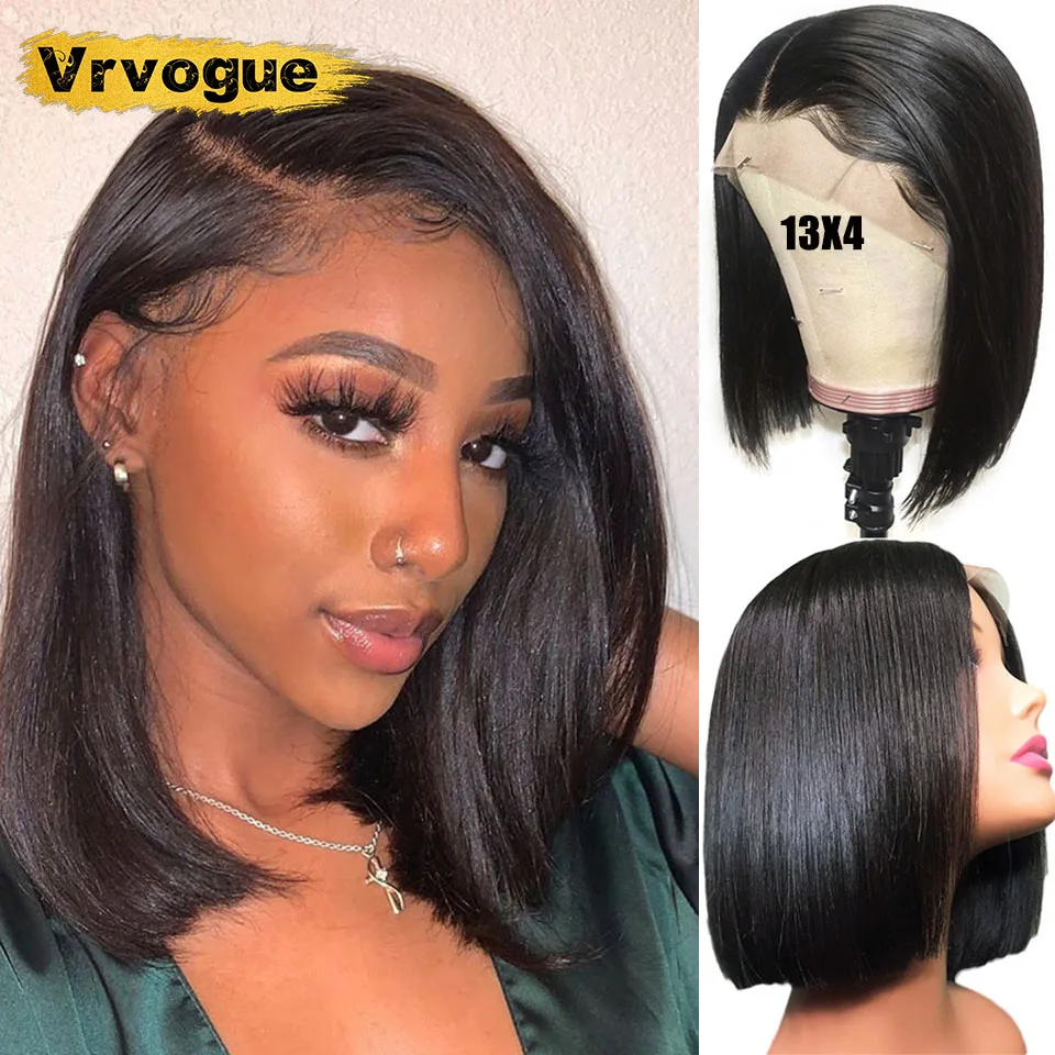 Прямой боб парик предварительно собранные человеческие волосы с волосами