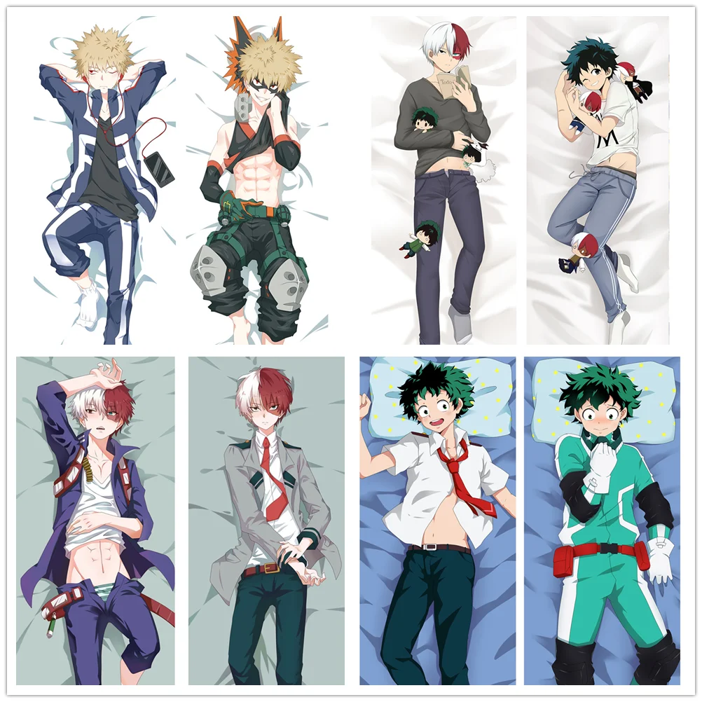 Suef Аниме Манга My boku no hero Академия bakugou Deku shouto All might Dakimakura двухсторонняя подушка