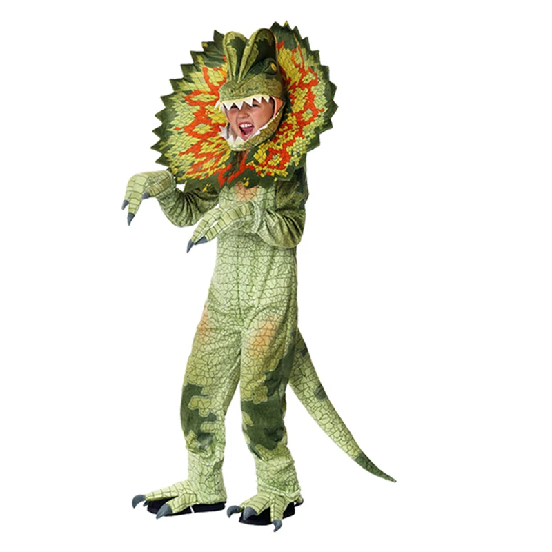 

Kids Jurassic World Angry Triceratops Costume Boy Girls Halloween Performance Animal Dinosaur Cosplay Christmas Fancy Dress