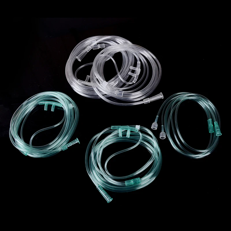 

1Pc Disposable Adult Flexible Tip Soft Double Nasal Oxygen Cannulas Hose Tube