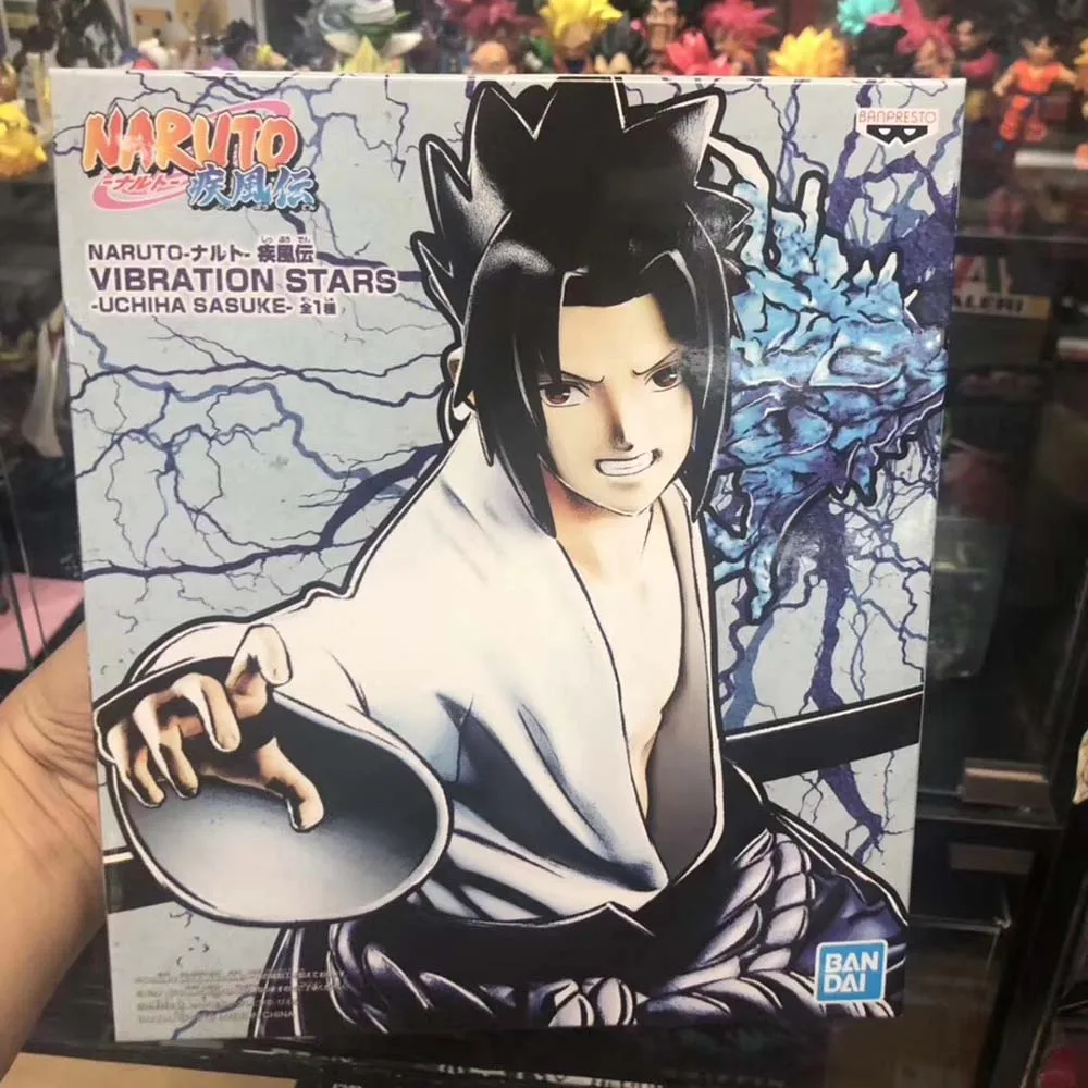 Оригинальный аниме BANPRESTO Наруто Shippuden вибрационные звезды Учиха Саске ПВХ