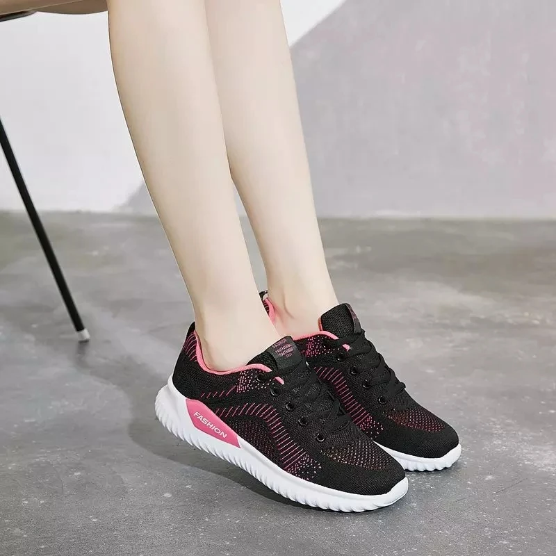 

Lightweight Flying Motion Shoes Student Shoes for Women Sneakers New Flat Jogging Shoes Basket Femme Sneakers Women