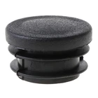 10 шт., черная заглушка для пластиковые ножки для мебели, заглушка для круглой трубы