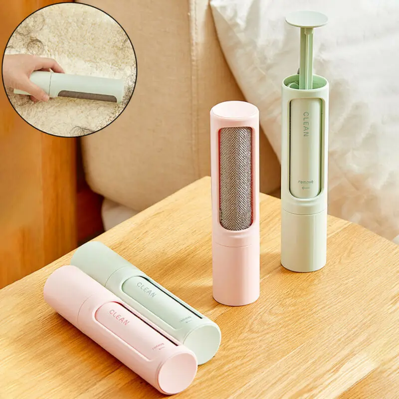 

2021ortable Lint Remover Reusable Clothes Lint Cleaner Pet Hair Remover Sticky Roller Brush Fabric Shaver