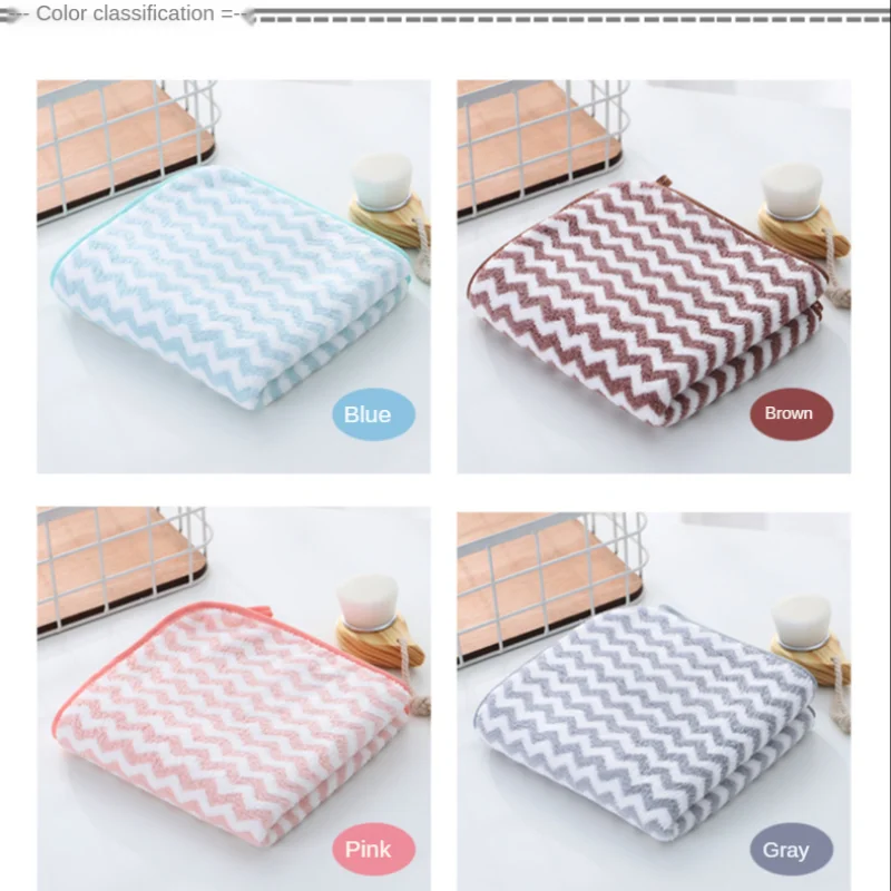 

Water Ripple Coral Velvet Thickened Soft Absorbent Towel FaceTowel bath Towel Hand Towel