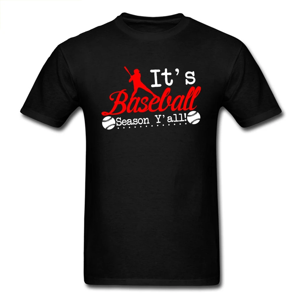 

Workout Shirt Men Black T-shirt Letter Tshirt Print Its Baseballer Season Yall Funny Tops Tees Summer/Autumn Clothes Oversized