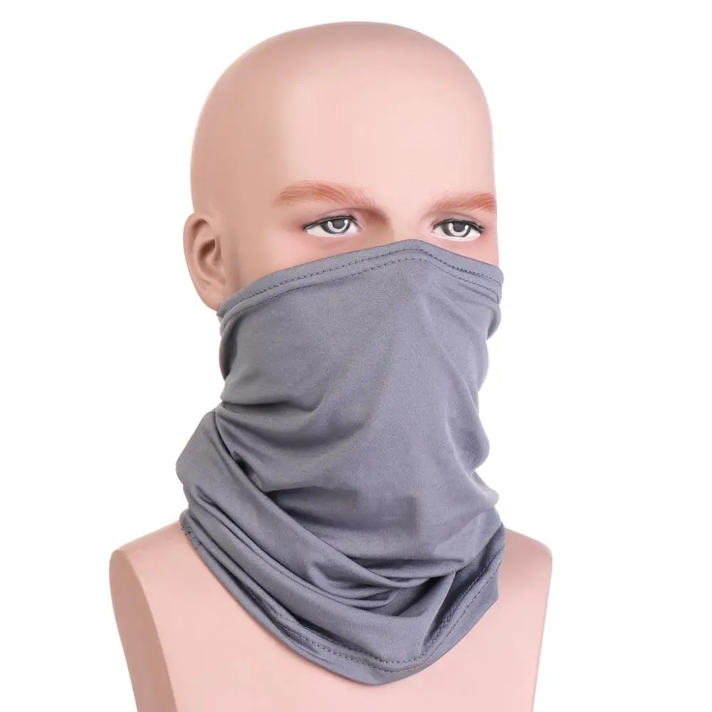 Простая камуфляжная ткань с молочным волокном Ветрозащитная маска для лица