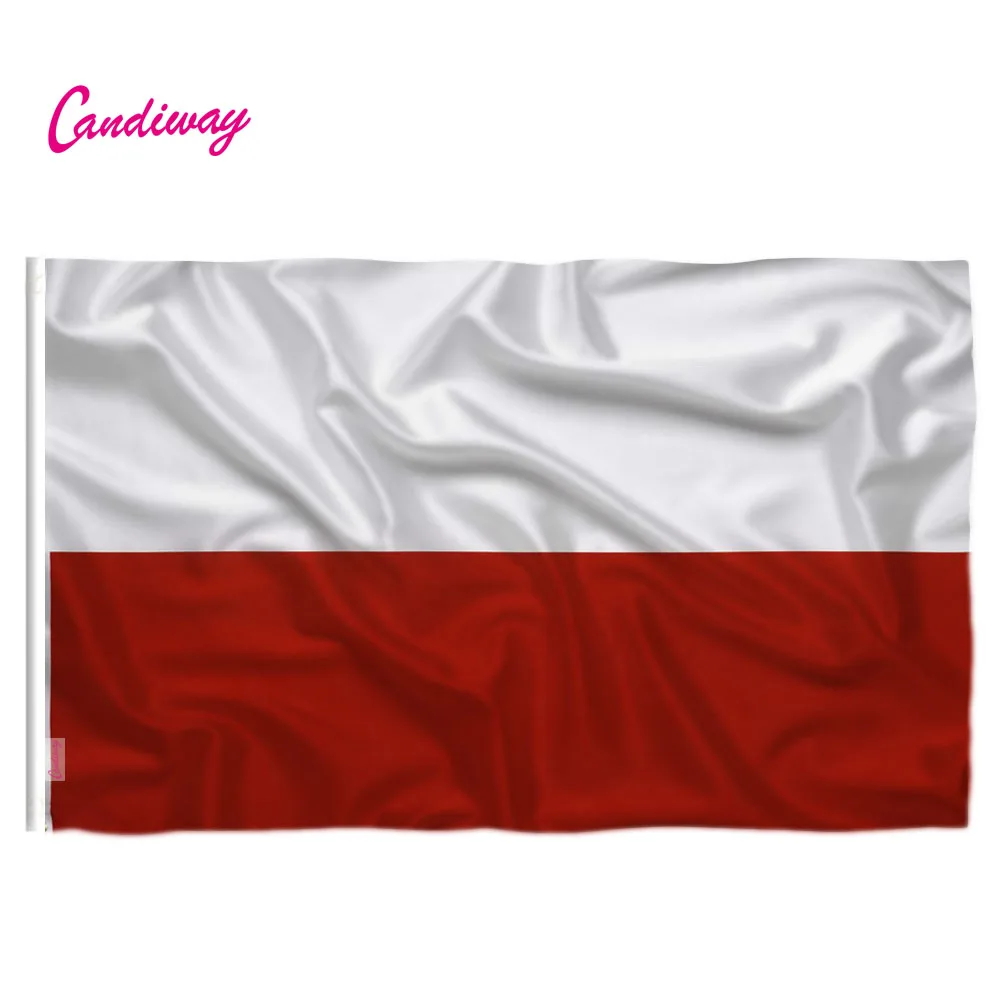 Флаг Польской Республики Candiway флаги польские белые красные наружные 90*150 см