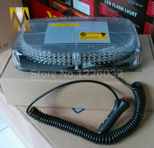 60w Car Roof Flashing Strobe Emergency Light 240LED DC 12V 240 LED Caution Police beacon light With Magnetic Holder | Автомобили и