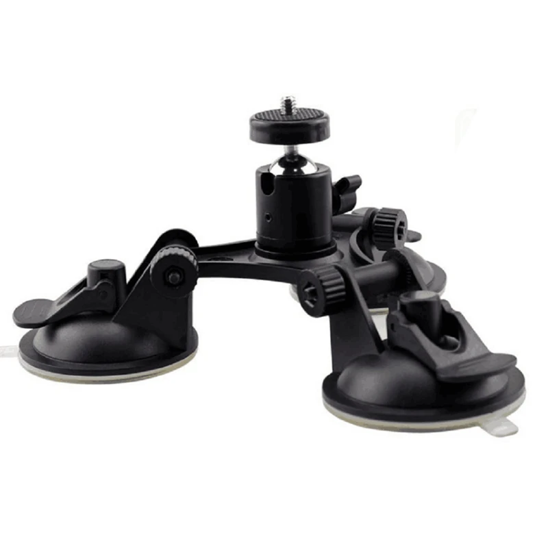 Car Holder Triple Vacuum Suction Cup Mount for DJI Osmo Pocket Camera Stabilizer Accessory with Expansion Adapter | Электроника