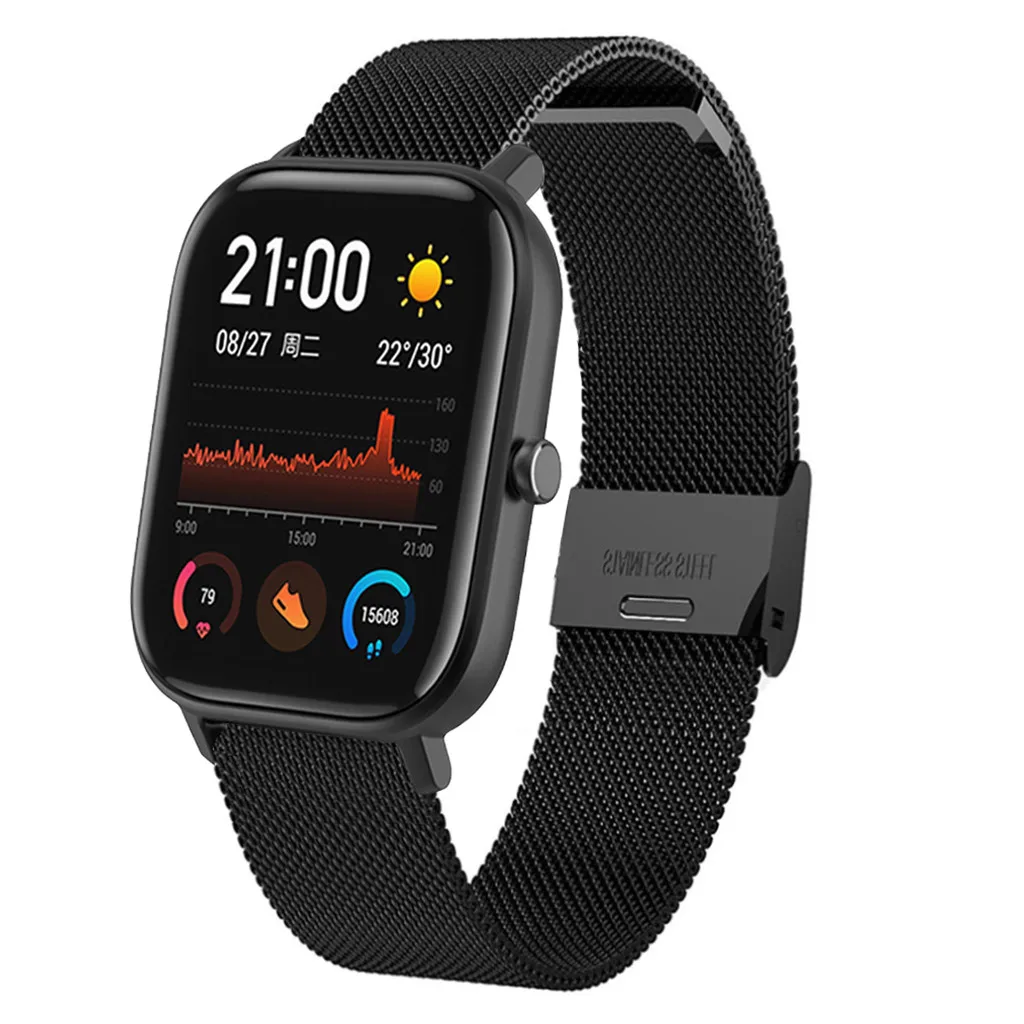 Сменный ремешок GEMIXI для наручных часов в стиле ретро Huami Amazfit GTS 19Sep24|Ремешки часов|