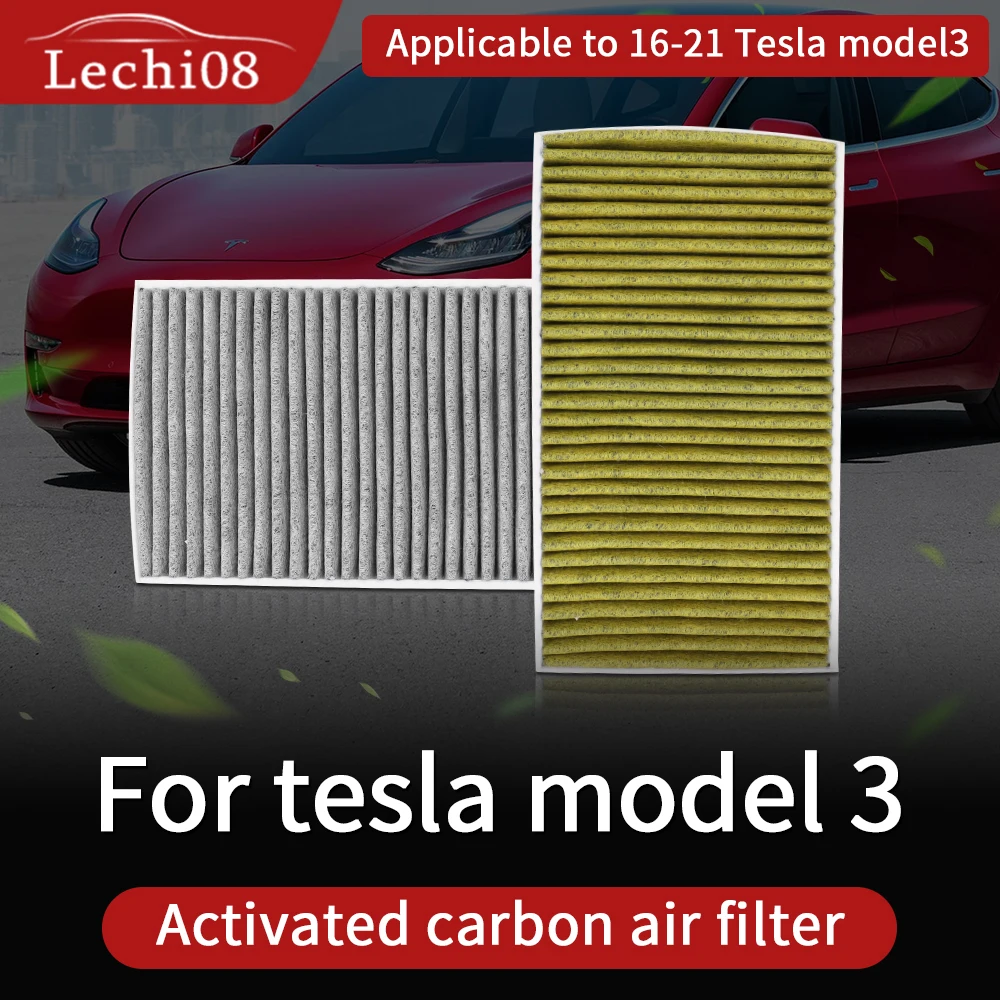 Воздушный фильтр для Tesla Model 3 S X 2016 2021 аксессуары Three салонный воздушный с