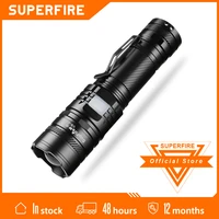 supfire v8 s cree xhp90 2300 lumens powerful led flashlight 36w 5 modes zoom mini torch 5200mah battery camping outdoor lanter