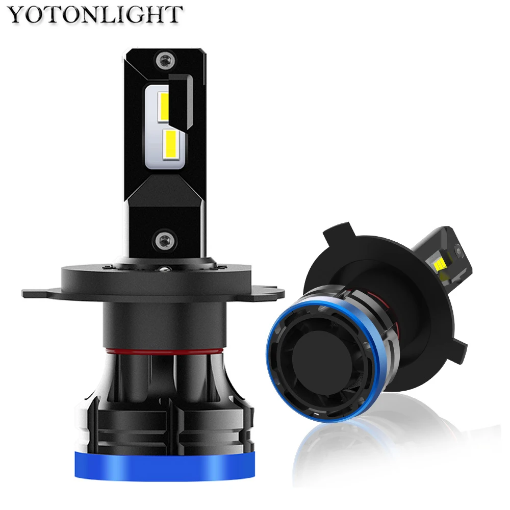 Светодиодная лампа YOTONLIGHT H4 H7 H11 H1 80 Вт 9005 лм Hb3 Hb4 9006 9004 светодиодные лампы для фар