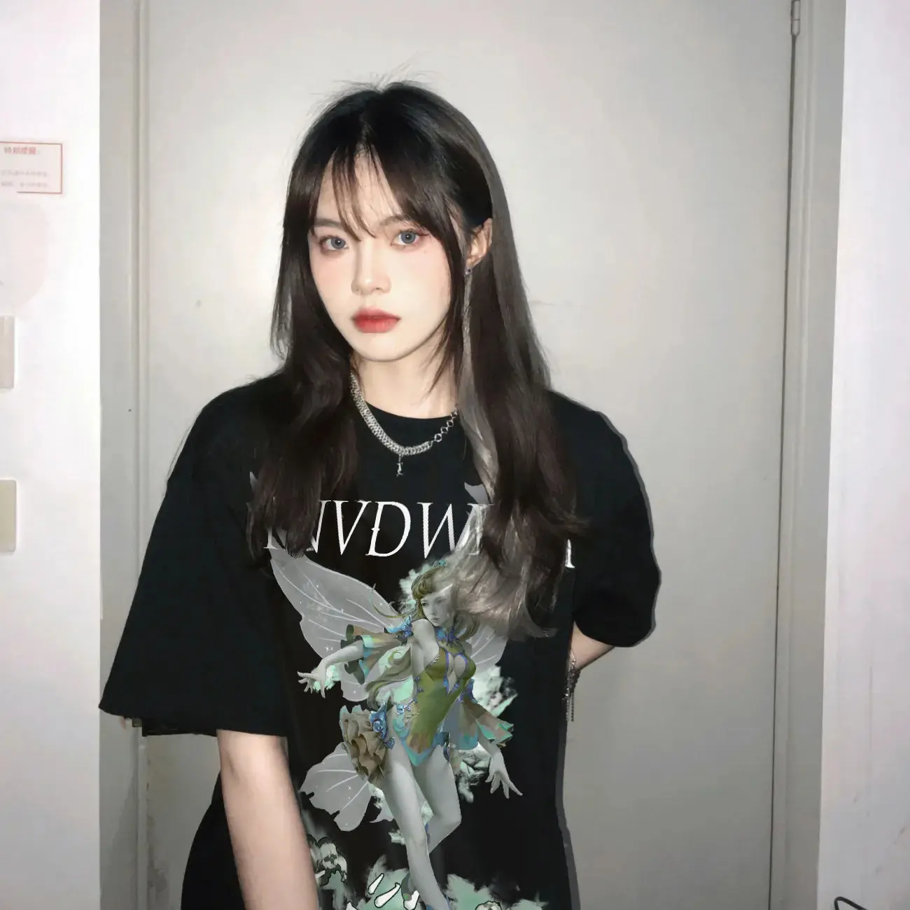 Женский топ в стиле ретро футболка с принтом черепа эльфа готическом уличная