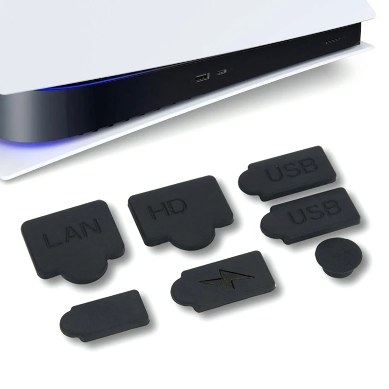 6 шт. Силиконовые пылезащитные заглушки для PS5 PS4 PS3 95AF | Электроника