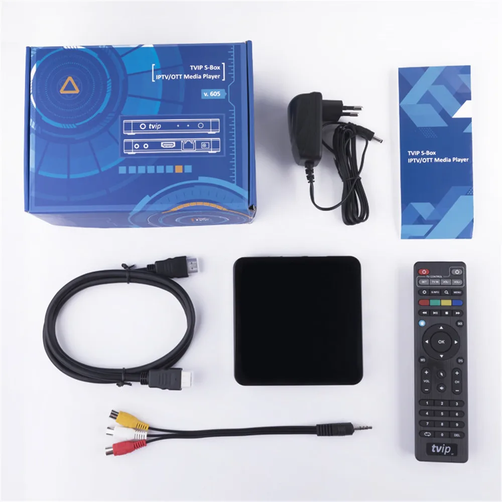Ramadan Promotion TVIP 605 5G двойной wifi Amlogic S905X четырехъядерный google player TVIP605 телеприставка |