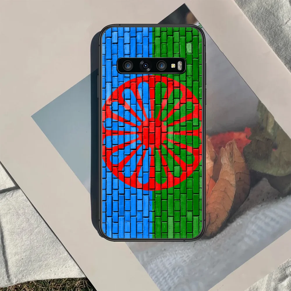 

Gypsy Romani Roma Flag Phone Case Cover Hull For Samsung Galaxy S 7 8 9 10 e 20 FE edge uitra plus Note 9 10 20 black Cover 3D