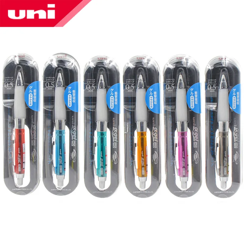 2 шт. механический карандаш шейкер Uni M5 618GG Alpha Gel HD Shaka 0 5 мм|shaker mechanical pencil|mechanical