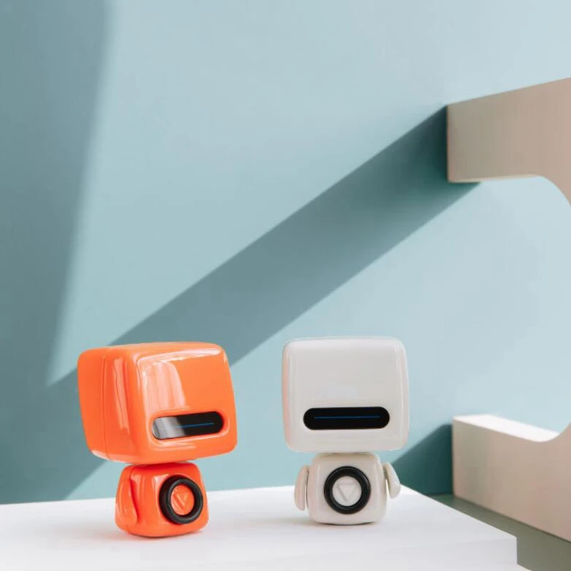 Новый креативный робот bluetooth-динамик милая портативная Маленькая пушка