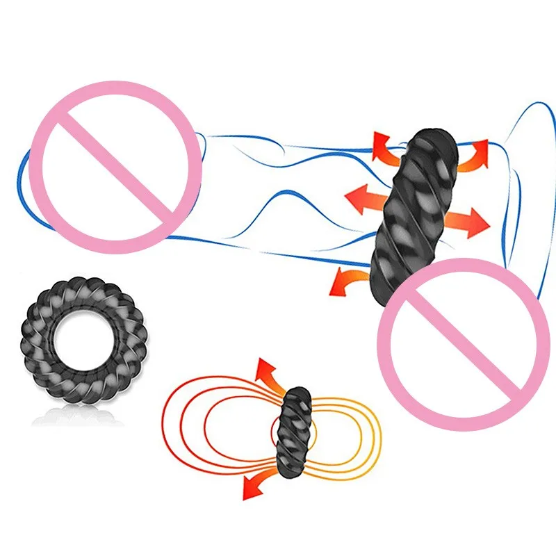 Эластичное кольцо для пениса многоразовые насадки на пенис Удлинительное Кольцо