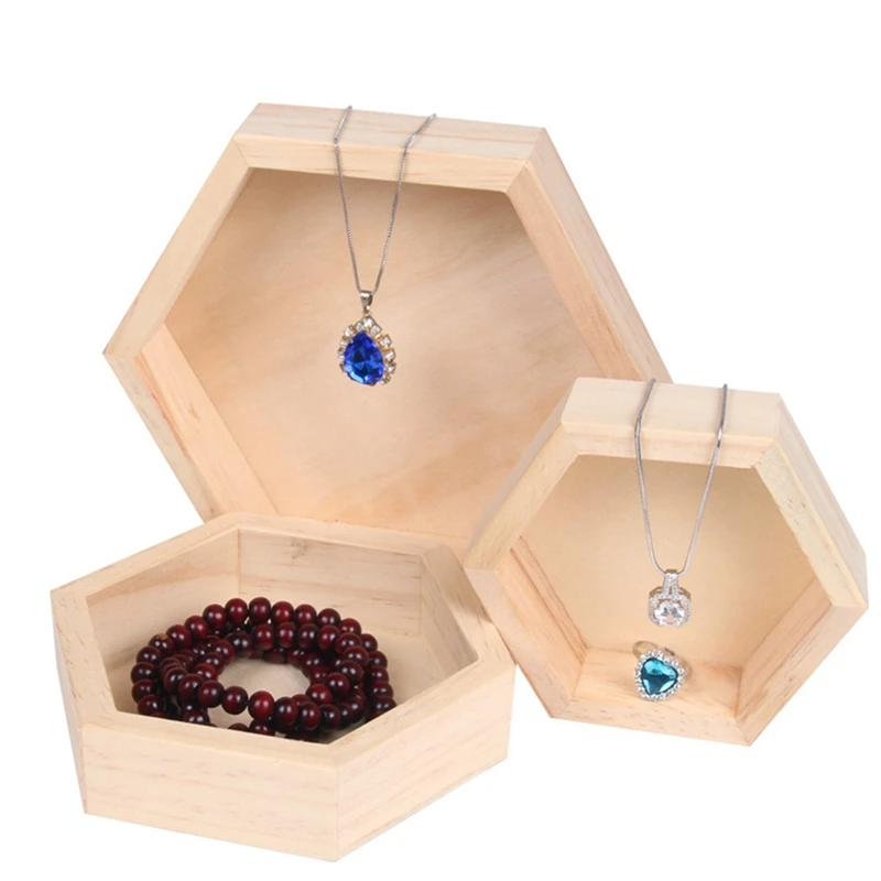 Деревянный поднос для демонстрации ожерелья ювелирных изделий держатель чехла
