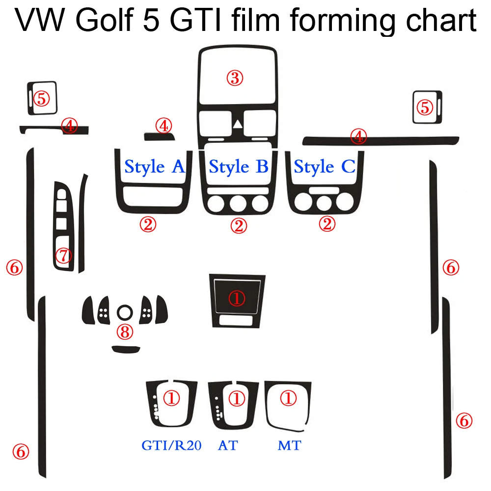 Стайлинг автомобиля карбоновое волокно внутренняя центральная консоль