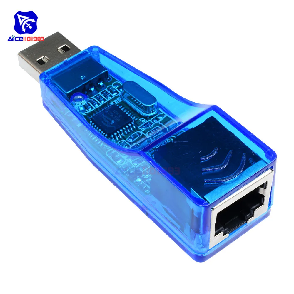 Сетевая карта-адаптер diymore с USB на RJ45 LAN Ethernet 10/100 Мбит/с для планшетных ПК ОС Win7 / Win8