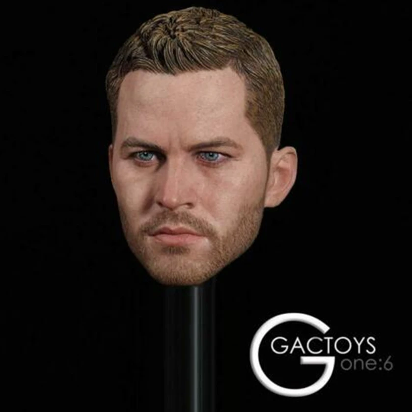 GACTOYS GC028 масштаб 1/6 Пол Уокер Мужская голова Лепка резьба фигурка Модель 12 дюймов