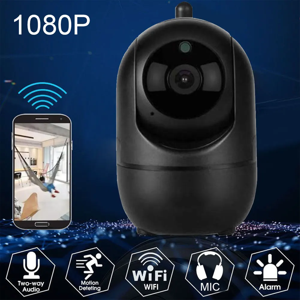 Беспроводная камера видеонаблюдения с микрофоном HD Wi-Fi 1080P | Безопасность и