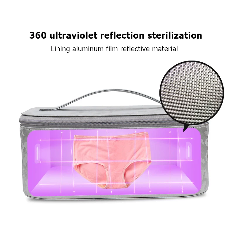 Новая сумка Светодиодный УФ стерилизатор 10 Вт Беспроводное зарядное устройство