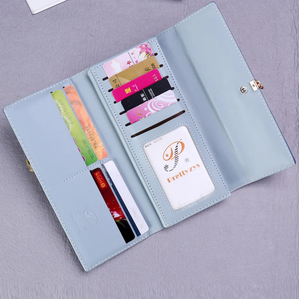 Женский кошелек Aelicy Длинный из искусственной кожи для вечеринок 2019|Женские