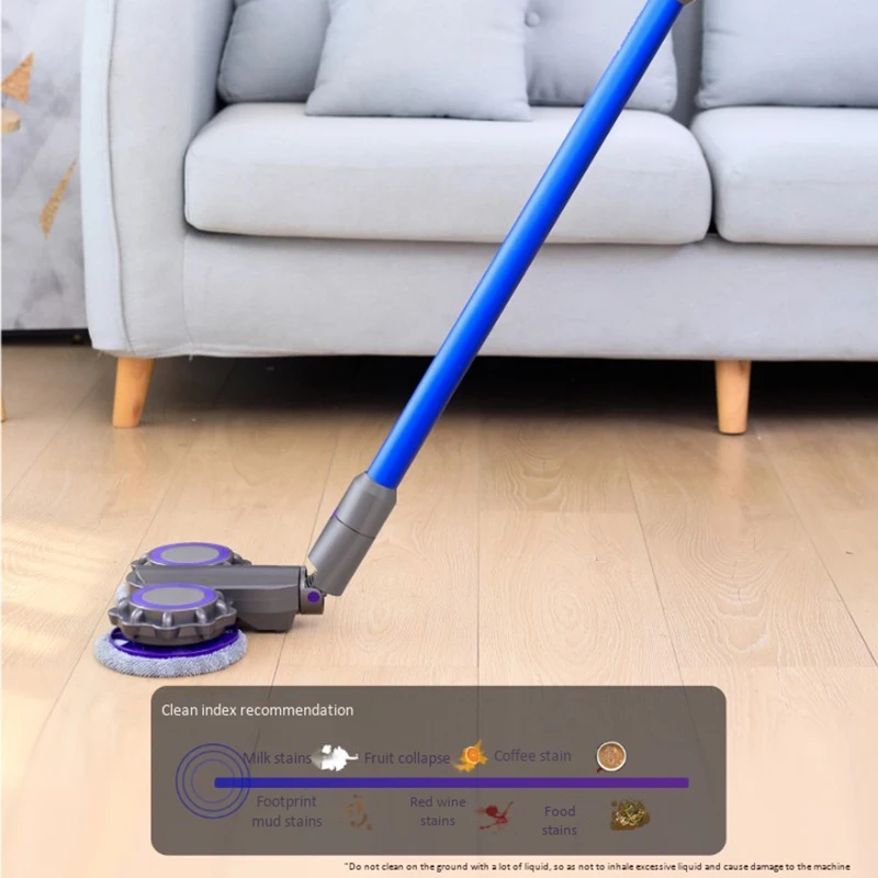 

Electric Cleaning Mop Head For Dyson V6 V7 V8 V10 V11 Vacuum Cleaner Parts Mop Head Wet And Dry with Water Tank