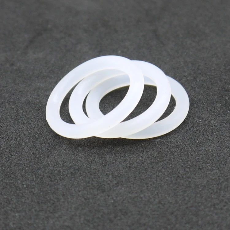 

10/50pcs VMQ White Silicone O Ring Gasket CS 1mm OD 5 ~ 40mm Food Grade Waterproof Washer Rubber Insulate Round O Shape Seal