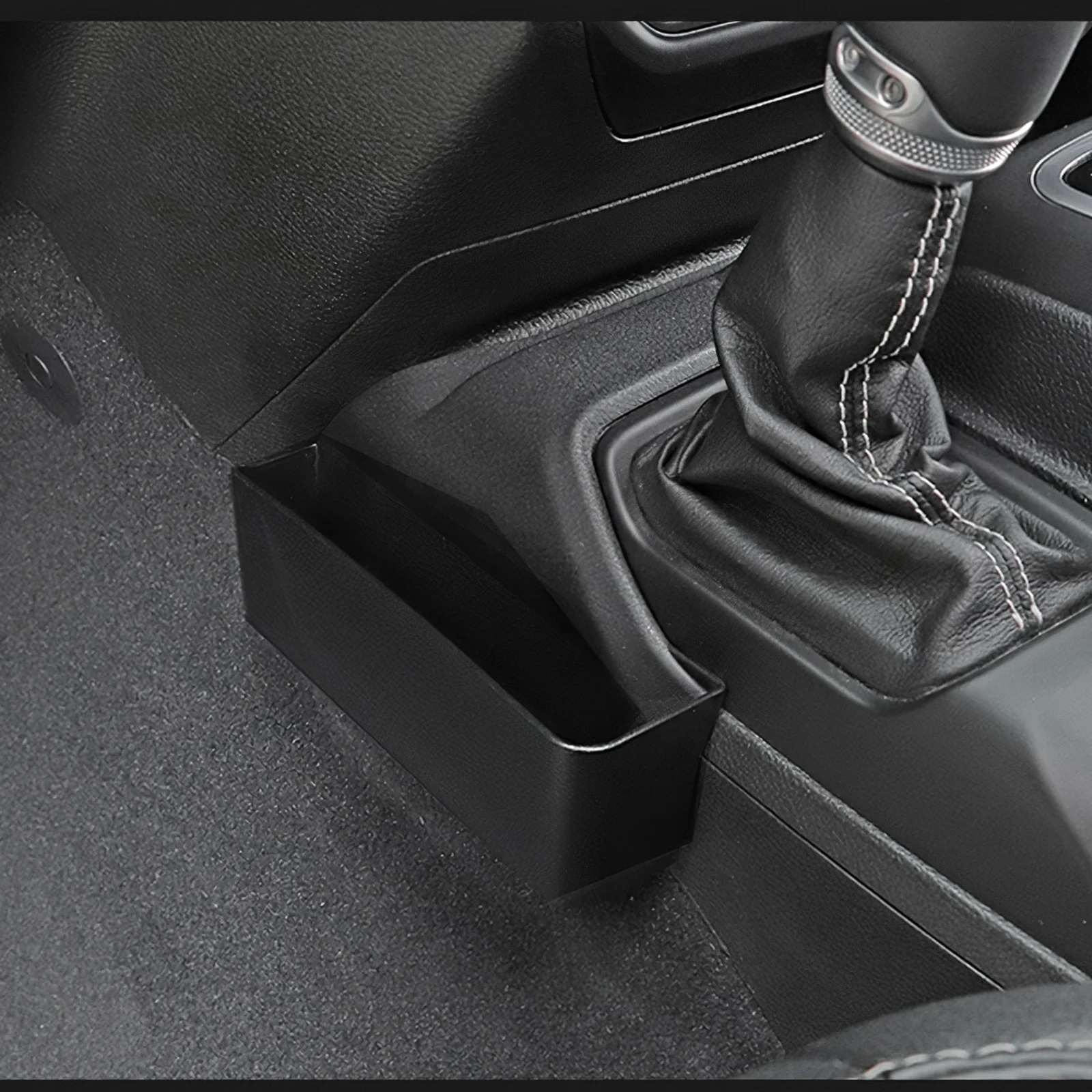 

Car Gear Shift Storage Box Organizer Integrated Double Sides Storage Bin Holder Easy to Use Storage Tray Car Interior Accessorie