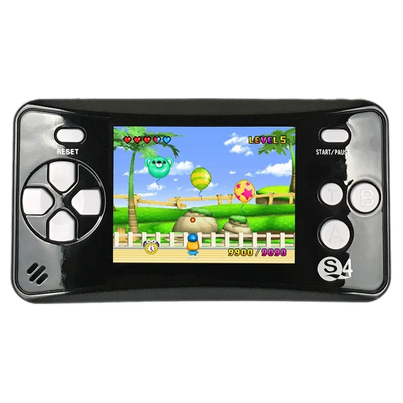 Portable Handheld Game Console for Children Arcade System Consoles Video Player Great Birthday Gift Black | Электроника