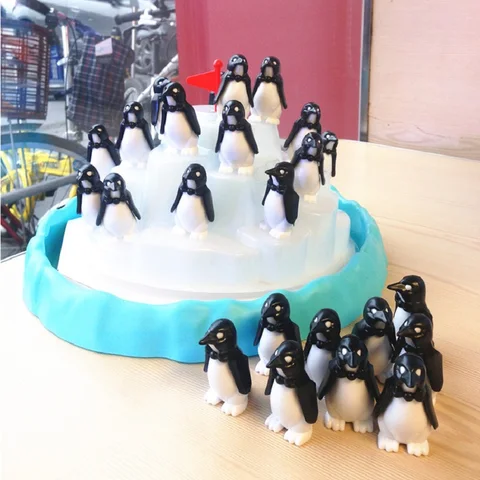 Игрушка с балансом пингвина айсберга, забавная игра для семейвечерние для возраста от 4 лет и старше
