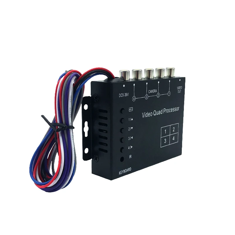 Система обнаружения слепых зон TEXOSA RCA AV 4 канальный видеоразветвитель для системы