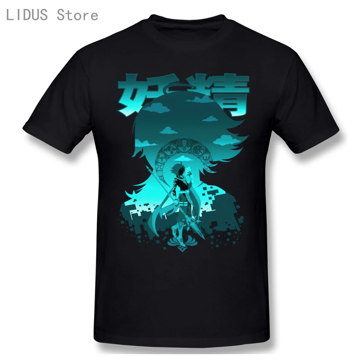

GENSHIN IMPACT XIAO Classic Shirt Casual Clothes Men T-Shirt Fashion Sweatshirt Cotton Clothing T-Shirts Tee Top